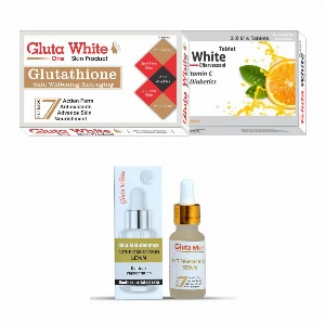 GlutaWhite Pigmentation Deal (Gluta Tablets + Pigmentation Serum) Price