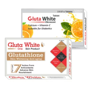 Gluta White Skin Whitening Tablets 15-days Deal Price (30Gluta + 15 Gluta C)